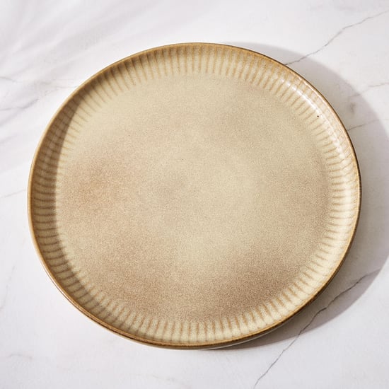 Cerradura Sombre Stoneware Dinner Plate - 24cm