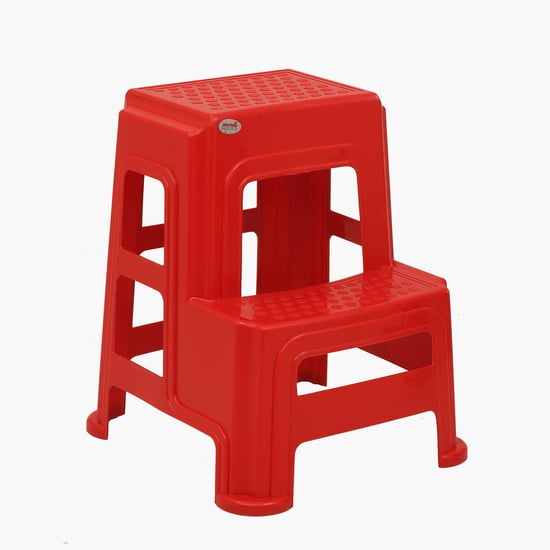 Helios Scott Polypropylene Step Stool - Red