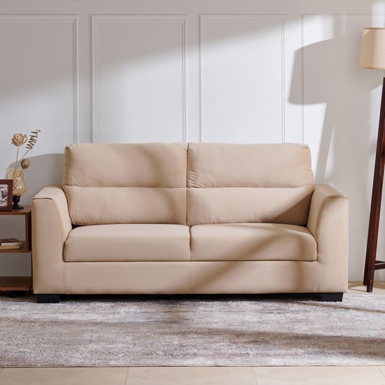 Ellora Fabric 3-Seater Sofa - Beige