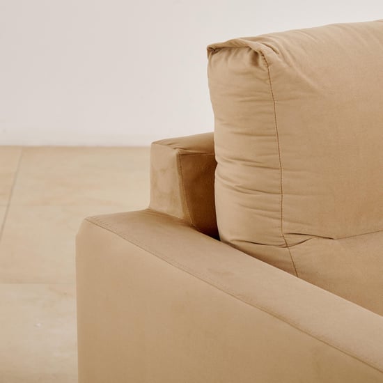 Ellora Fabric 3-Seater Sofa - Beige