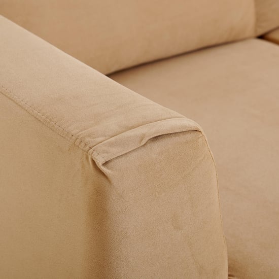 Ellora Fabric 3-Seater Sofa - Beige