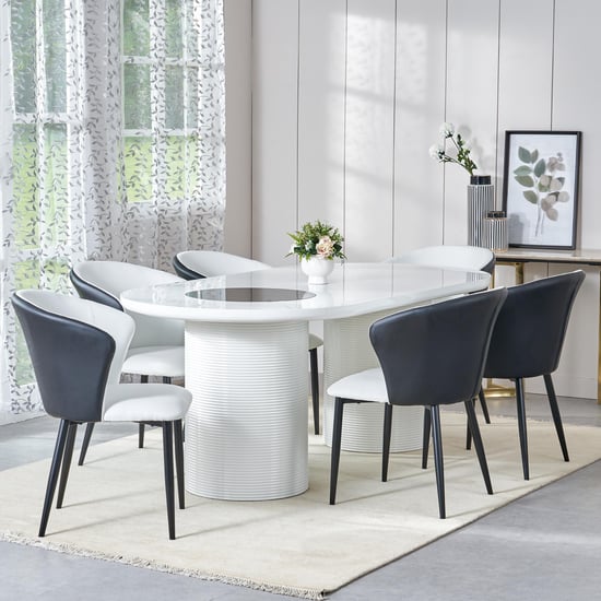 Charlie 6-Seater Dining Set with Chairs