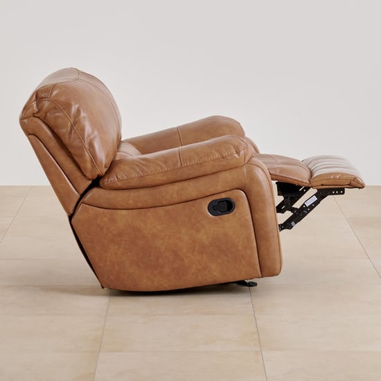 (Refurbished) Apollo Nappa Air 1-Seater Recliner - Brown