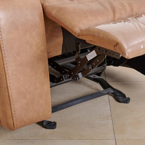 (Refurbished) Apollo Nappa Air 1-Seater Recliner - Brown