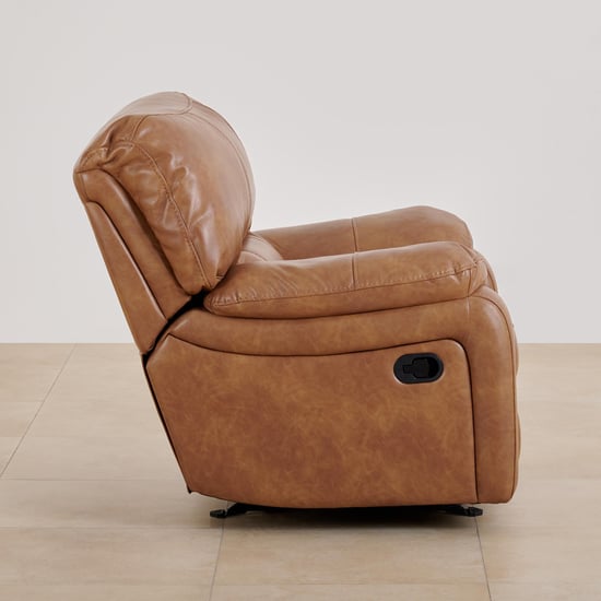 (Refurbished) Apollo Nappa Air 1-Seater Recliner - Brown