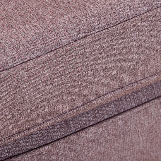 (Refurbished) Fenland Fabric 3-Seater Sofa with Cushions - Brown