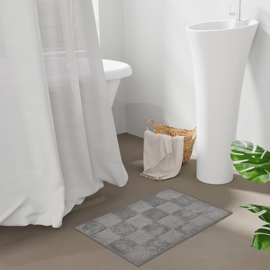 STELLAR HOME Crystal Anti-Slip Bath Mat - 80x50cm