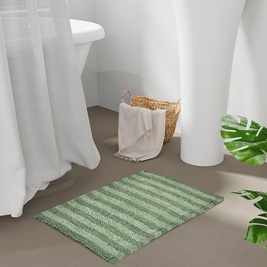 STELLAR HOME Miami Striped Anti-Slip Bath Mat - 50x80cm