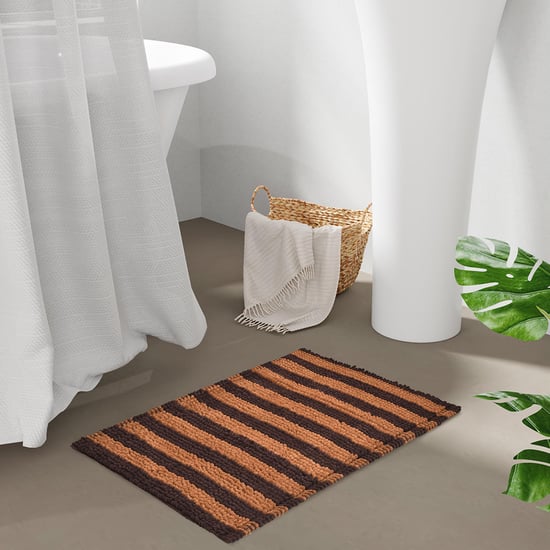 STELLAR HOME Miami Striped Anti-Slip Bath Mat - 50x80cm