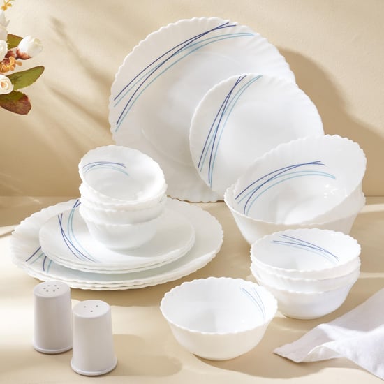 Velox Cool Lines 20Pcs Opalware Dinner Set