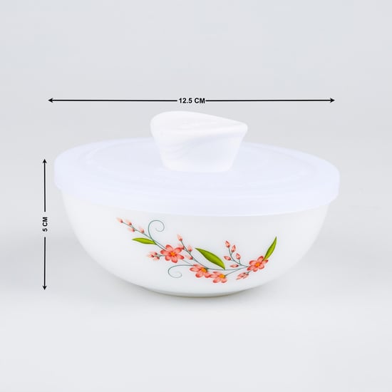 Velox Creeper Set of 3 Opalware Printed Mixing Bowls with Lids