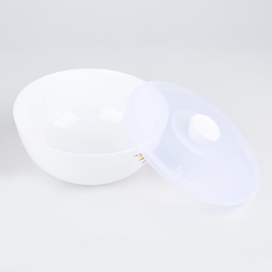 Velox Creeper Set of 3 Opalware Printed Mixing Bowls with Lids
