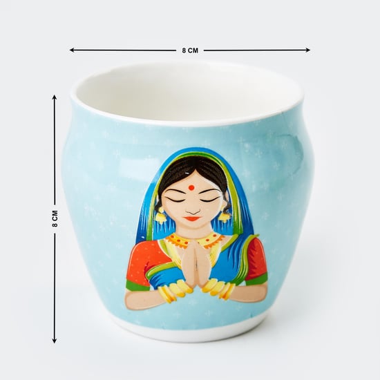 Luke Mad For India 5Pcs Bone China Tea Set