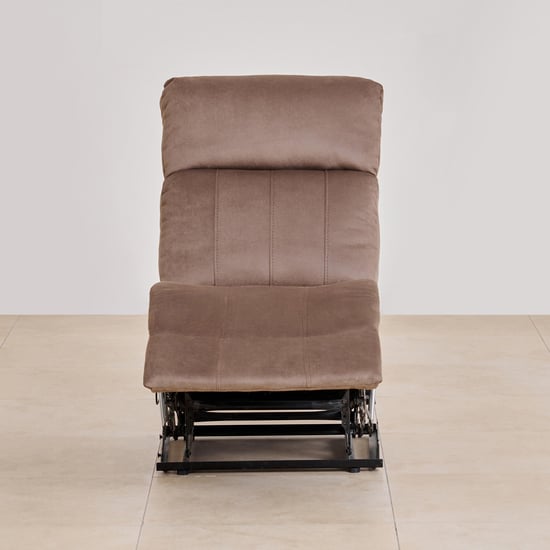 Denver Fabric 4-Seater Recliner Set - Brown