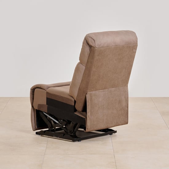 Denver Fabric 4-Seater Recliner Set - Brown