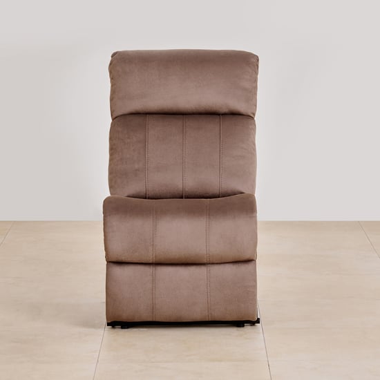 Denver Fabric 4-Seater Recliner Set - Brown