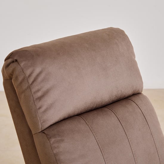 Denver Fabric 4-Seater Recliner Set - Brown