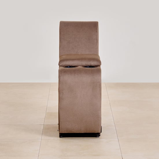 Denver Fabric 4-Seater Recliner Set - Brown