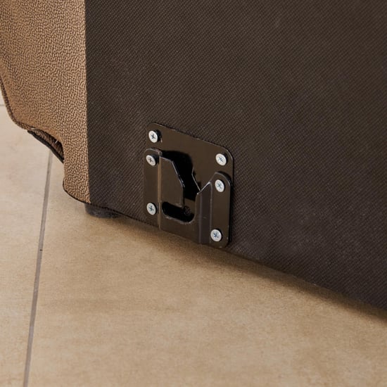 Denver Fabric 4-Seater Recliner Set - Brown