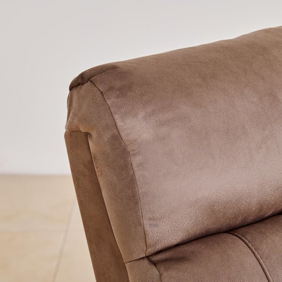 Denver Fabric 4-Seater Recliner Set - Brown