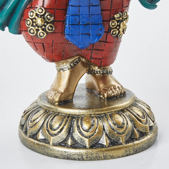 Alpana Polyresin Ganesha with Dholak Figurine
