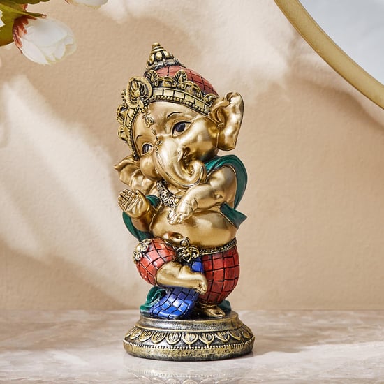 Alpana Polyresin Baby Ganesha Mudra Figurine