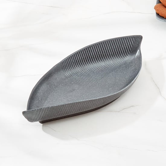 Corsica Silvano Melamine Leaf Platter - 27x12.5x5cm