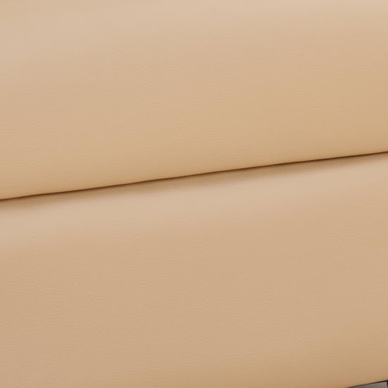 Ellora Faux Leather 3+1+1 Seater Sofa Set - Beige