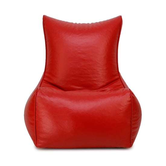 Helios Petra Faux Leather Bean Bag Cover - Red