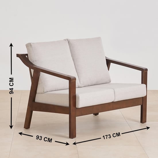 Helios Zara NXT Fabric 3+2 Seater Sofa Set - Beige