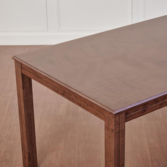 Montoya 6-Seater Dining Set with Chairs and Bench - Brown