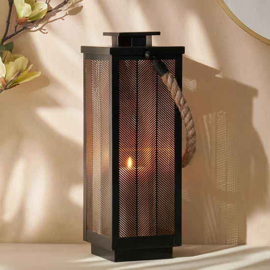 Aerin Iron Cut Work Hanging Lantern