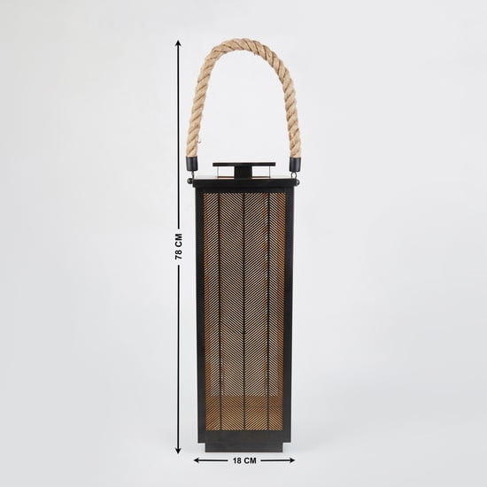 Aerin Iron Cut-Out Hanging Lantern