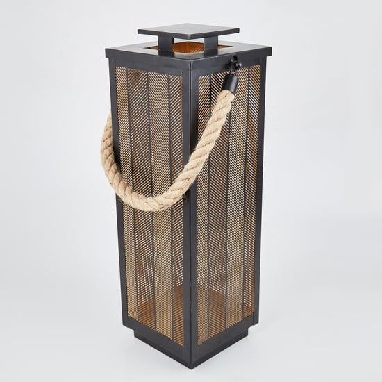 Aerin Iron Cut-Out Hanging Lantern