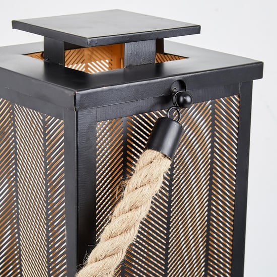 Aerin Iron Cut-Out Hanging Lantern