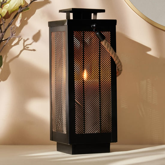 Aerin Iron Cut Work Hanging Lantern