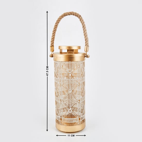 Aerin Iron Cut-Out Hanging Lantern