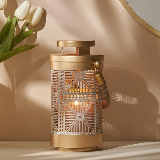 Aerin Iron Cut Work Hanging Lantern