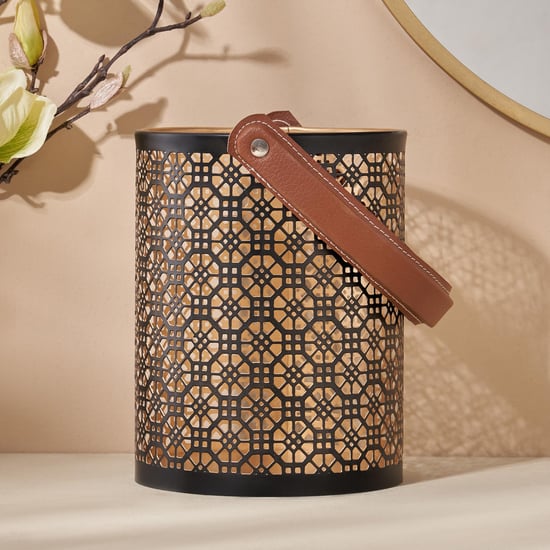 Aerin Iron Cut-Out Hanging Lantern