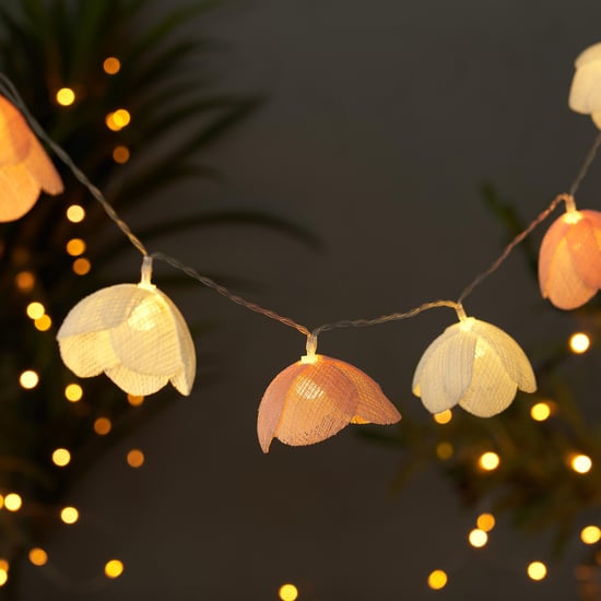 Serena Slice Thread Flower String Lights - 10 Bulbs