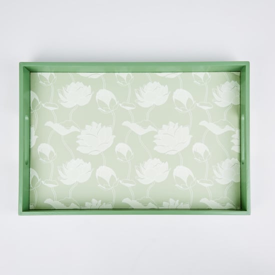Corsica Kamal Wooden Printed Serving Tray - 45x30cm