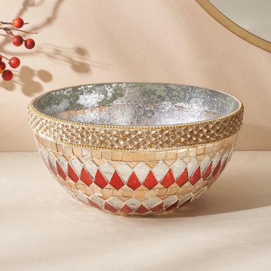 Corsica Mabel Glass Mosaic Decorative Bowl