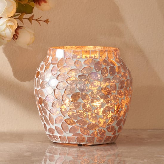 Mabel Arlen Glass Mosaic Votive Holder