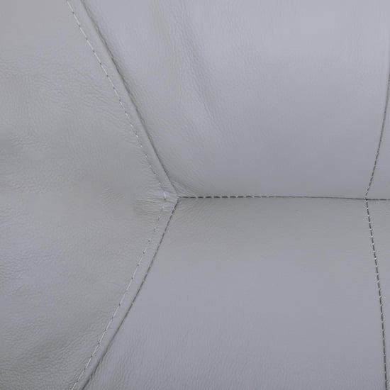 Walter Half Leather 2-Seater Sofa - Grey