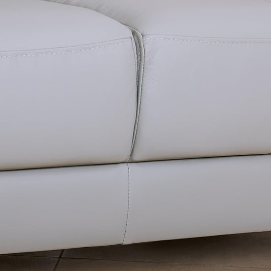 Walter Half Leather 2-Seater Sofa - Grey