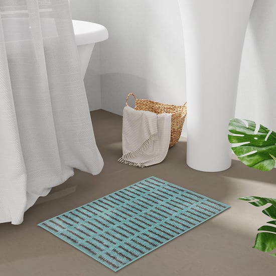 STELLAR HOME Ibiza Striped Anti-Slip Bathmat - 60x40cm