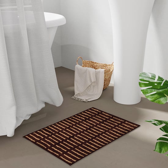 STELLAR HOME Ibiza Anti-Slip Bath Mat - 60x40cm