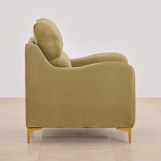 Bianca Velvet 3+2+1 Seater Sofa Set - Olive