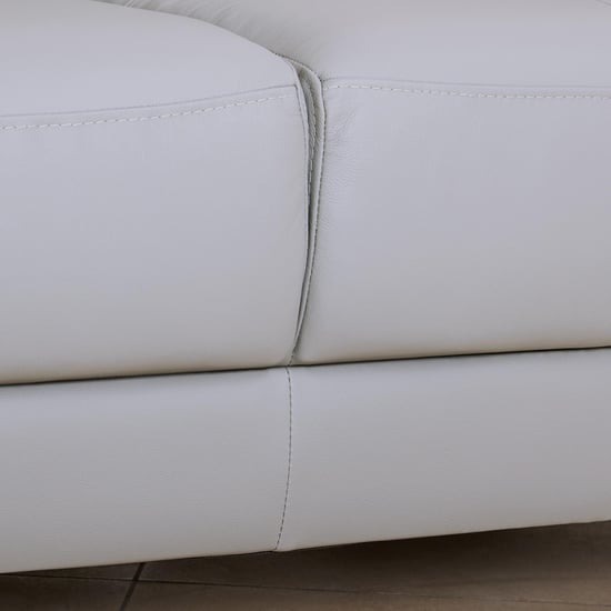 Walter Half Leather 3+2+1 Seater Sofa Set - Grey