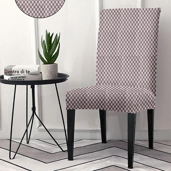 Helios Morgan Checked Dining Chair Cover